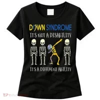 Down Syndrome It's A Different Ability Funny Down Syndrome Women's T-Shirt thumb 0