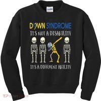 Down Syndrome It's A Different Ability Funny Down Syndrome Kids Sweatshirt thumb 0