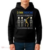 Down Syndrome It's A Different Ability Funny Down Syndrome Kids Hoodie thumb 4