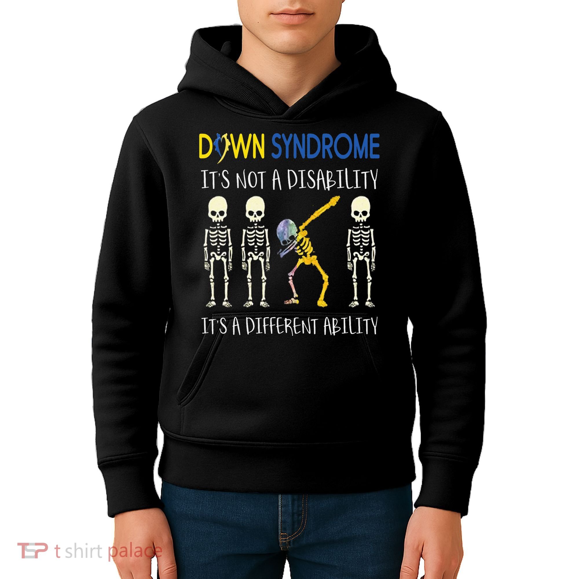 Down Syndrome It's A Different Ability Funny Down Syndrome Kids Hoodie