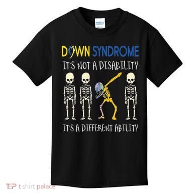 Down Syndrome It's A Different Ability Funny Down Syndrome Kids T-Shirt