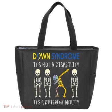 Down Syndrome It's A Different Ability Funny Down Syndrome Tote Bag
