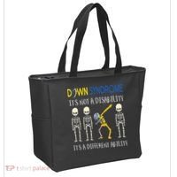 Down Syndrome It's A Different Ability Funny Down Syndrome Tote Bag thumb 2