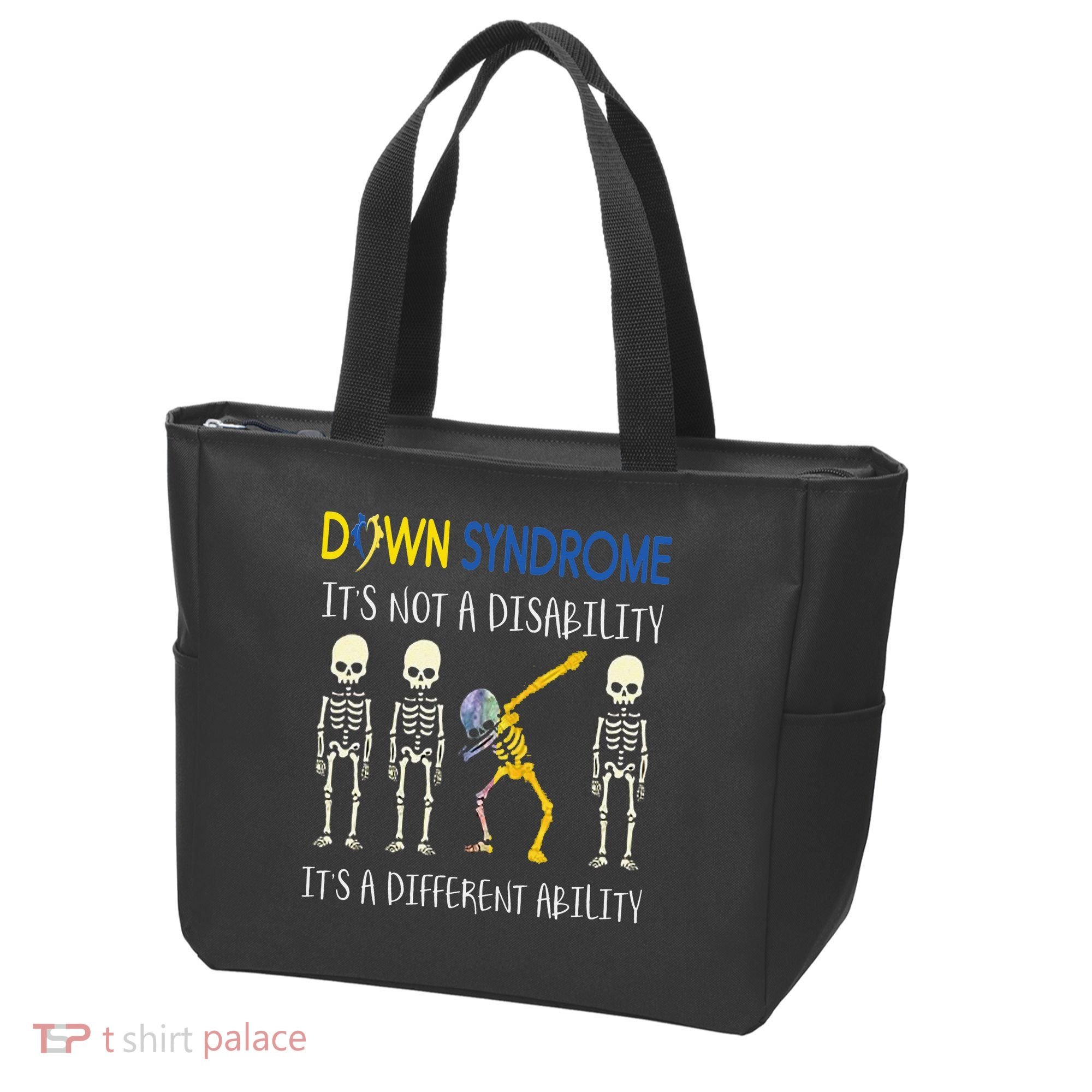 Down Syndrome It's A Different Ability Funny Down Syndrome Tote Bag