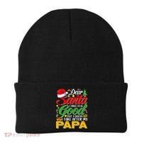 Dear Santa I Tried To Be Good But I Take After My Papa Xmas Beanie thumb 0