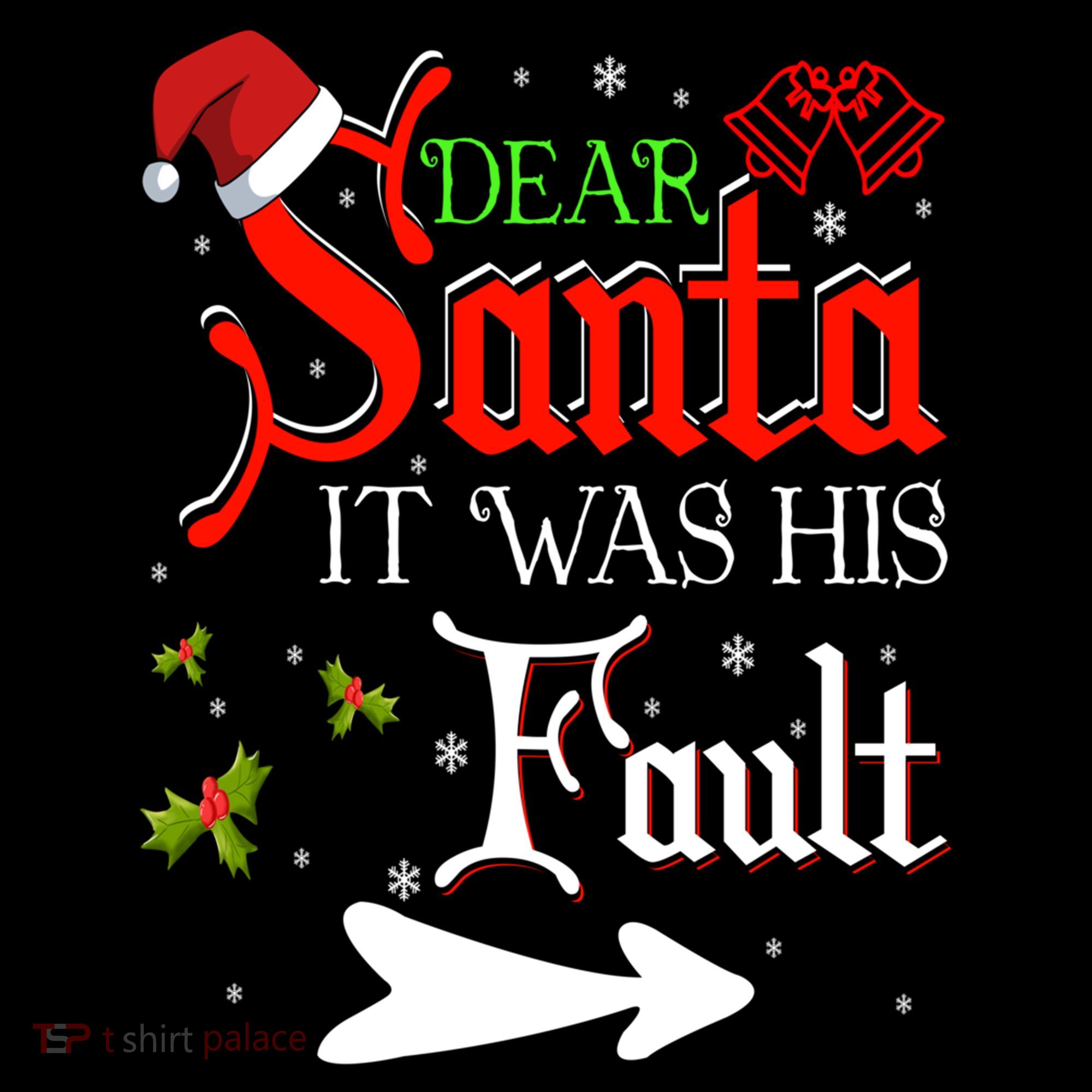 Dear Santa It Was His Fault Funny Xmas Couples For Christmas Gift Coffee Mug