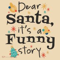 Dear Santa It's A Funny Story Christmas Holiday Tote Bag thumb 4