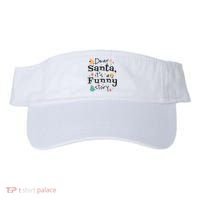 Dear Santa It's A Funny Story Christmas Holiday Visor thumb 0