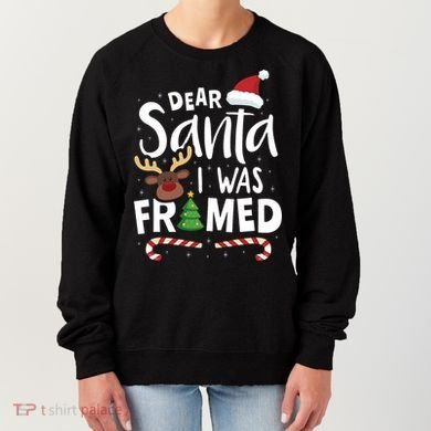 Dear Santa I Was Framed Women's Sweatshirt