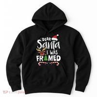 Dear Santa I Was Framed Hoodie thumb 0