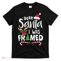 Dear Santa I Was Framed T-Shirt thumb 0