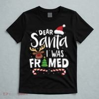 Dear Santa I Was Framed T-Shirt thumb 5