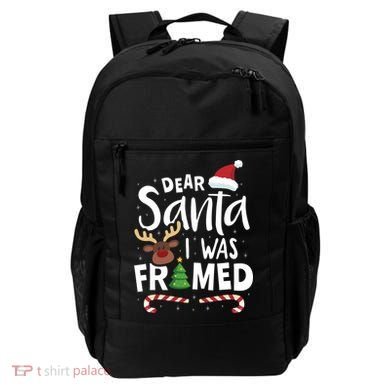 Dear Santa I Was Framed Backpack