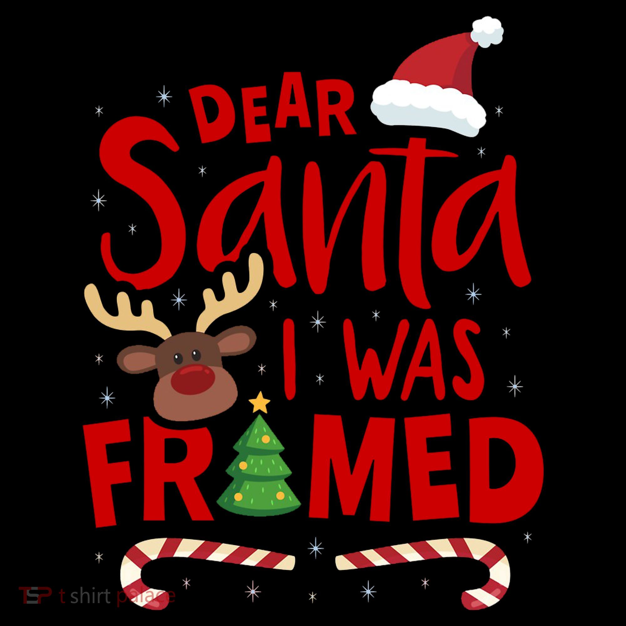 Dear Santa I Was Framed Coffee Mug