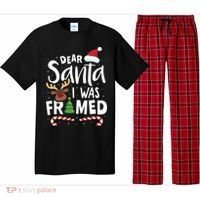 Dear Santa I Was Framed Pajama Set thumb 0