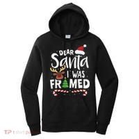Dear Santa I Was Framed Women's Hoodie thumb 0