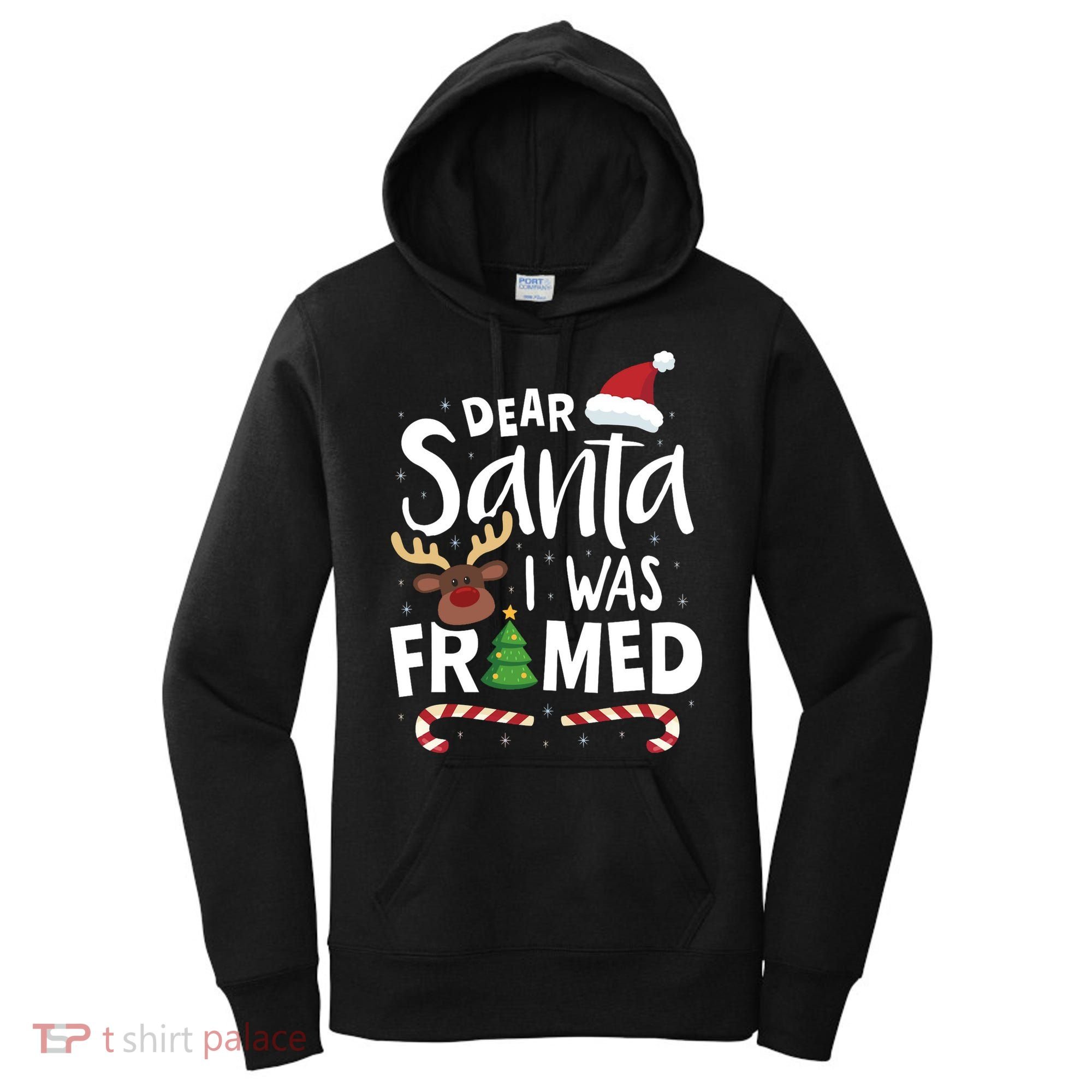 Dear Santa I Was Framed Women's Hoodie