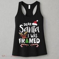 Dear Santa I Was Framed Women's Tank Top thumb 3