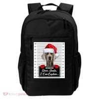 Dear Santa I Can Explain Funny Christmas Weimaraner Xmas Backpack thumb 0