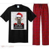 Dear Santa I Can Explain Funny Christmas Weimaraner Xmas Pajama Set thumb 0