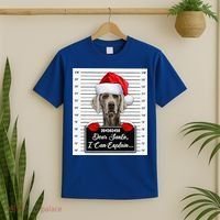 Dear Santa I Can Explain Funny Christmas Weimaraner Xmas T-Shirt thumb 2