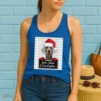 Dear Santa I Can Explain Funny Christmas Weimaraner Xmas Women's Tank Top thumb 2