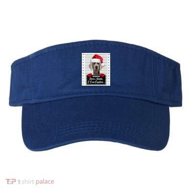 Dear Santa I Can Explain Funny Christmas Weimaraner Xmas Visor