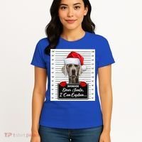 Dear Santa I Can Explain Funny Christmas Weimaraner Xmas Women's T-Shirt thumb 4