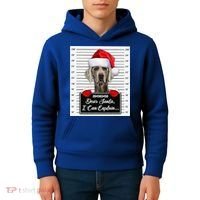 Dear Santa I Can Explain Funny Christmas Weimaraner Xmas Kids Hoodie thumb 4