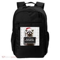 Dear Santa I Can Explain Funny Christmas Raccoon Meaningful Gift Backpack thumb 0