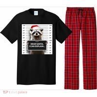 Dear Santa I Can Explain Funny Christmas Raccoon Meaningful Gift Pajama Set thumb 0