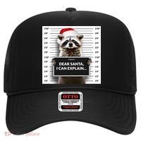 Dear Santa I Can Explain Funny Christmas Raccoon Meaningful Gift Hat thumb 0