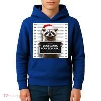 Dear Santa I Can Explain Funny Christmas Raccoon Meaningful Gift Kids Hoodie thumb 4