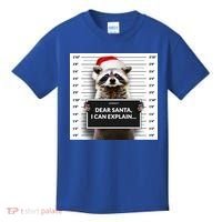 Dear Santa I Can Explain Funny Christmas Raccoon Meaningful Gift Kids T-Shirt thumb 0