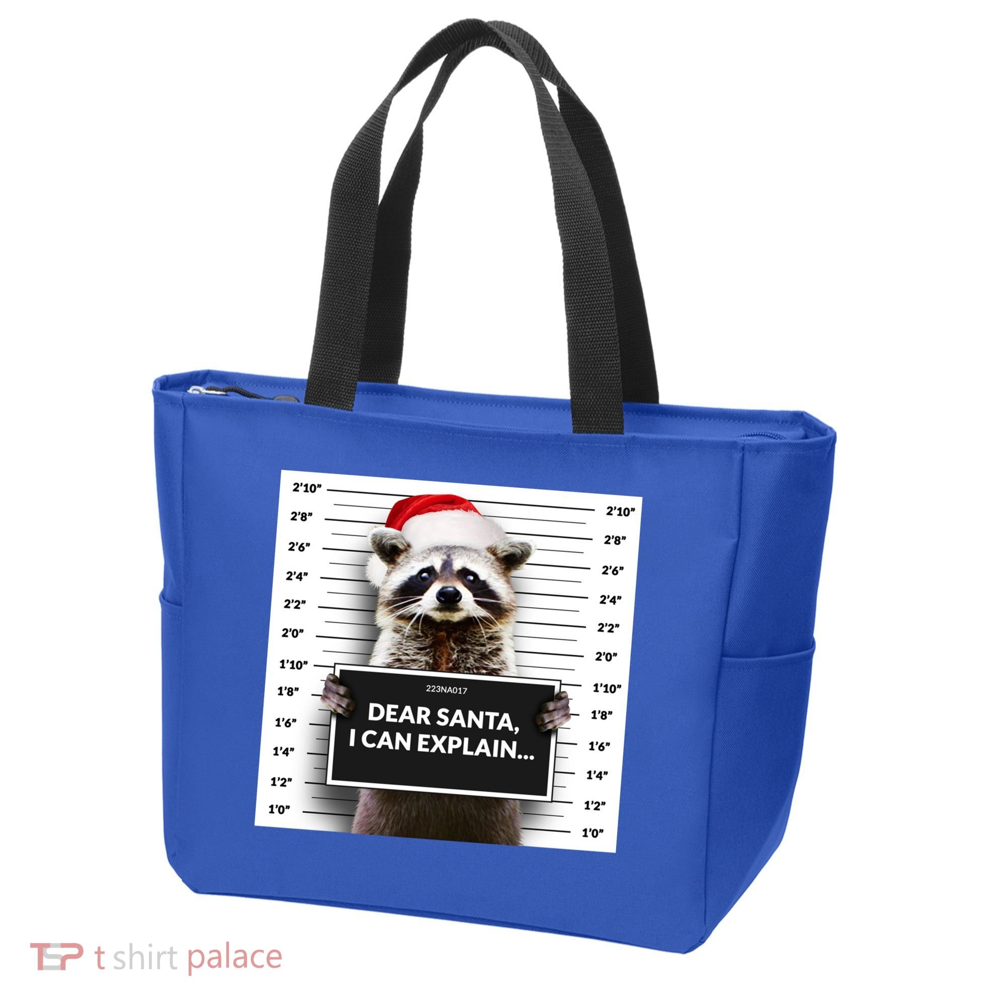 Dear Santa I Can Explain Funny Christmas Raccoon Meaningful Gift Tote Bag