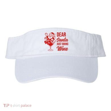 Dear Santa Just Bring Wine Christmas Visor