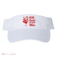 Dear Santa Just Bring Wine Christmas Visor thumb 0
