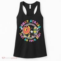 Donut Stress Just Do Your Best Test Day Student Teacher Women's Tank Top thumb 0