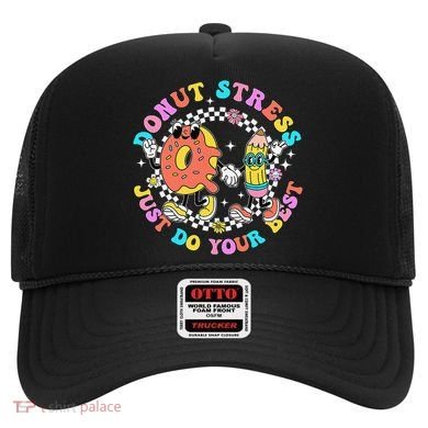 Donut Stress Just Do Your Best Test Day Student Teacher Hat