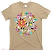Donut Stress Just Do Your Best Test Day Student Teacher T-Shirt thumb 0