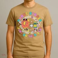 Donut Stress Just Do Your Best Test Day Student Teacher T-Shirt thumb 3