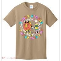 Donut Stress Just Do Your Best Test Day Student Teacher Kids T-Shirt thumb 0