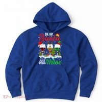 Dear Santa Just Bring Wine Funny Christmas Wine Glasses Gift Hoodie thumb 0