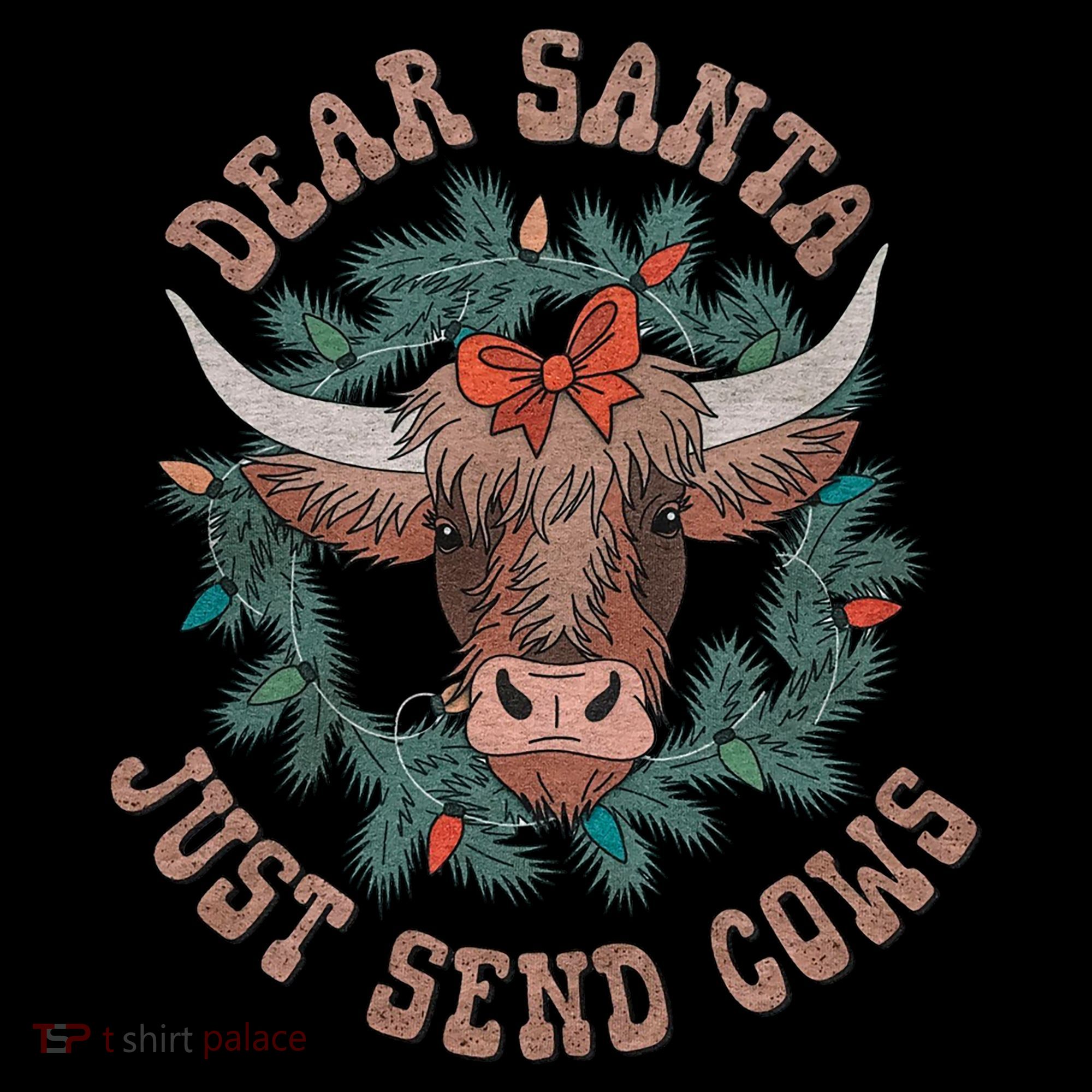 Dear Santa Just Send Cows Funny Gift Happy Merry Christmas Meaningful Gift Coffee Mug