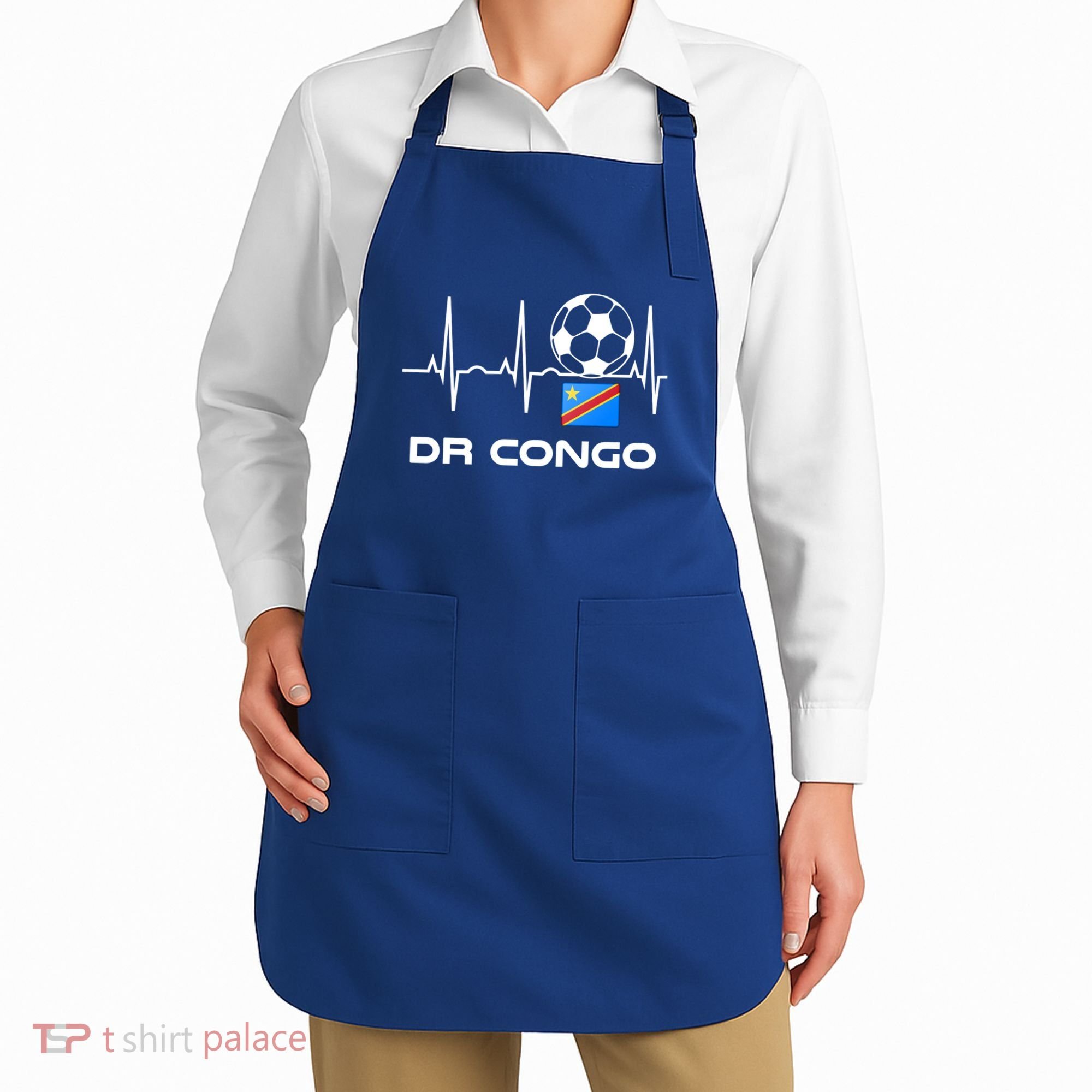 Drc Soccer Jersey Great Gift Democratic Republic Of The Congo Meaningful Gift Apron