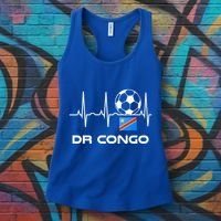 Drc Soccer Jersey Great Gift Democratic Republic Of The Congo Meaningful Gift Women's Tank Top thumb 3