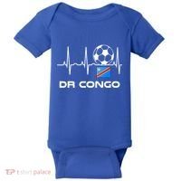 Drc Soccer Jersey Great Gift Democratic Republic Of The Congo Meaningful Gift Baby Bodysuit thumb 0