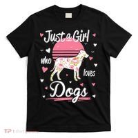 Dog Shirt. Just A Girl Who Loves Dogs TShirt T-Shirt thumb 0