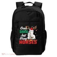 Dear Santa Just Bring Horses Lovers Christmas Xmas Funny Backpack thumb 0