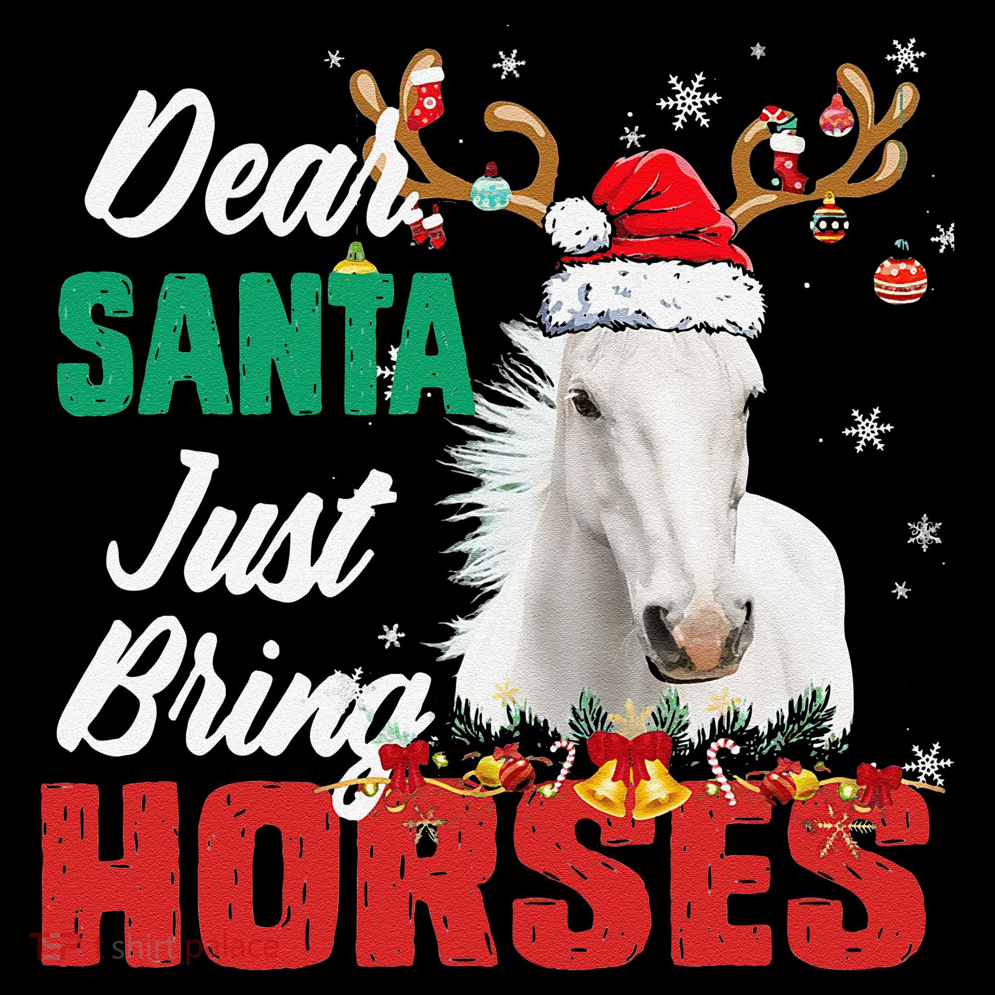 Dear Santa Just Bring Horses Lovers Christmas Xmas Funny Coffee Mug